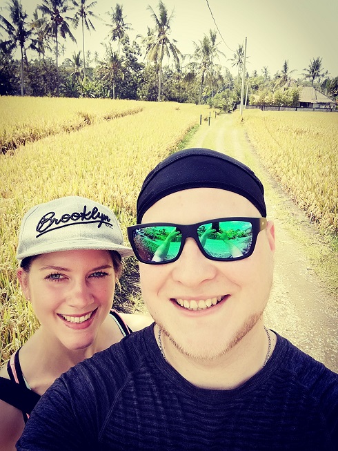 Reisfelder in Ubud Bali