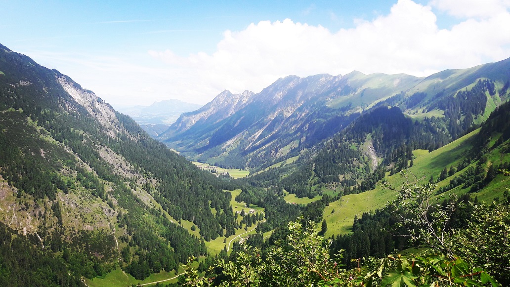 Oberstdorf Blick Tal