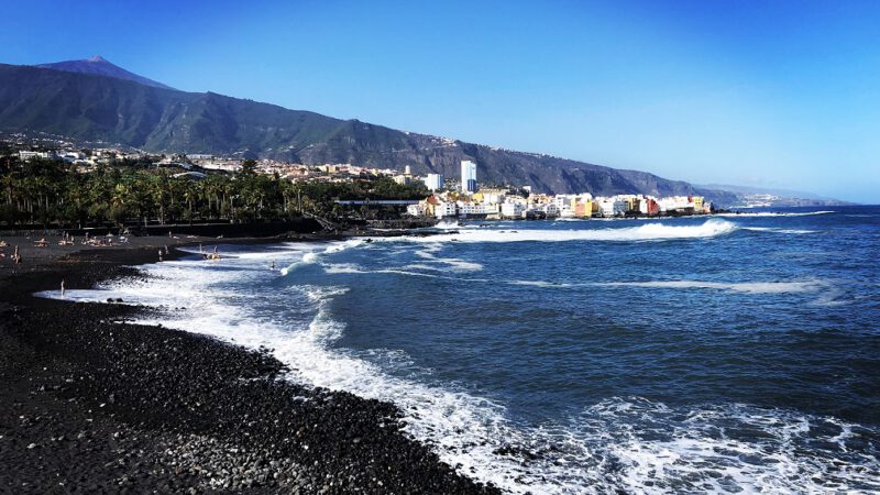 Strand Puerto de la Cruz Teneriffa