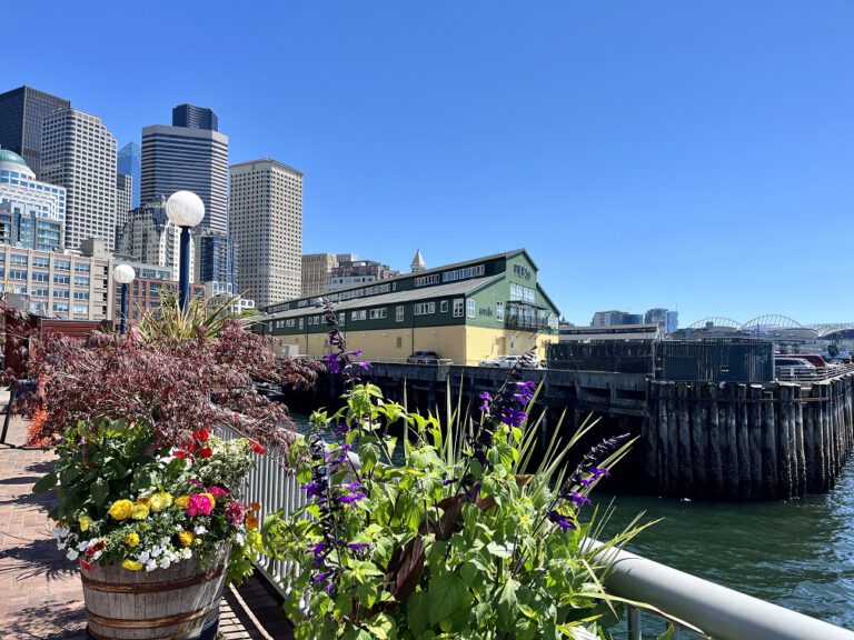 Seattle erkunden - Waterfront am Risenrad