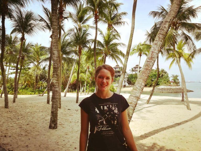 Singapur mit Kindern - Sentosa Beach